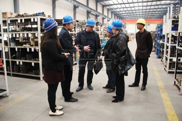 俄羅斯客戶考察一帆機械