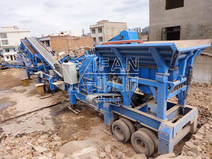 建筑垃圾處理,移動破碎站 建筑垃圾處理,移動破碎站